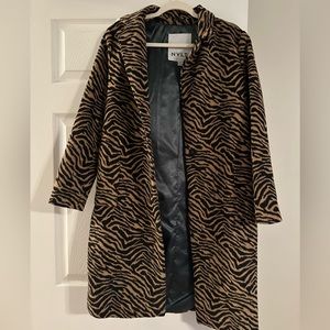 NVLT Roselle Tiger-Striped Coat